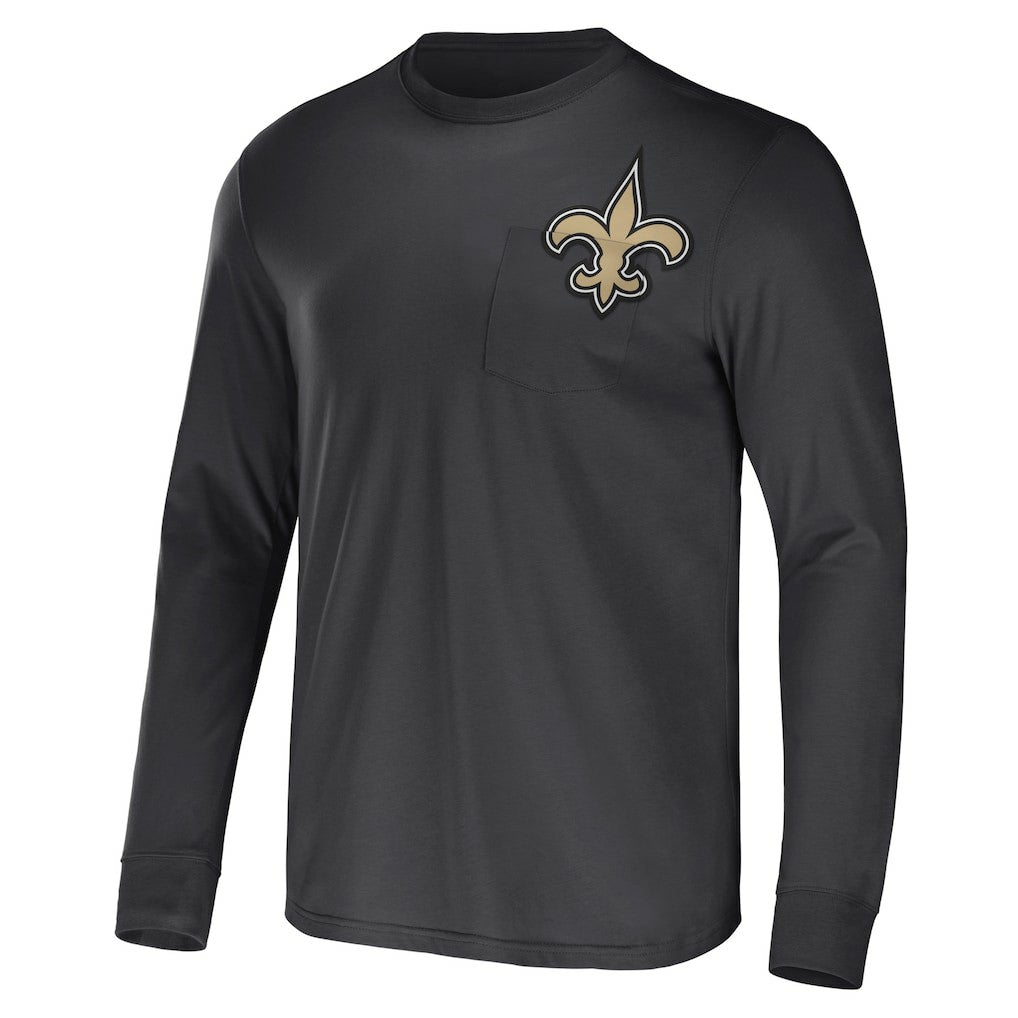New Orleans Saints Fanatics NFL x Darius Rucker Collection Team Long Sleeve Pocket T-Shirt