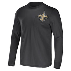 New Orleans Saints Fanatics NFL x Darius Rucker Collection Team Long Sleeve Pocket T-Shirt