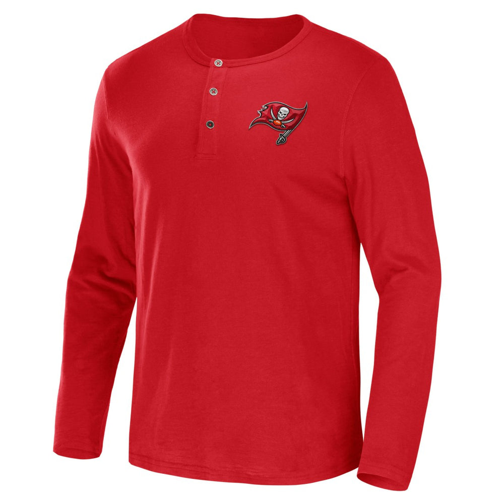 Tampa Bay Buccaneers Fanatics NFL x Darius Rucker Collection Slub Jersey Henley Long Sleeve T-Shirt