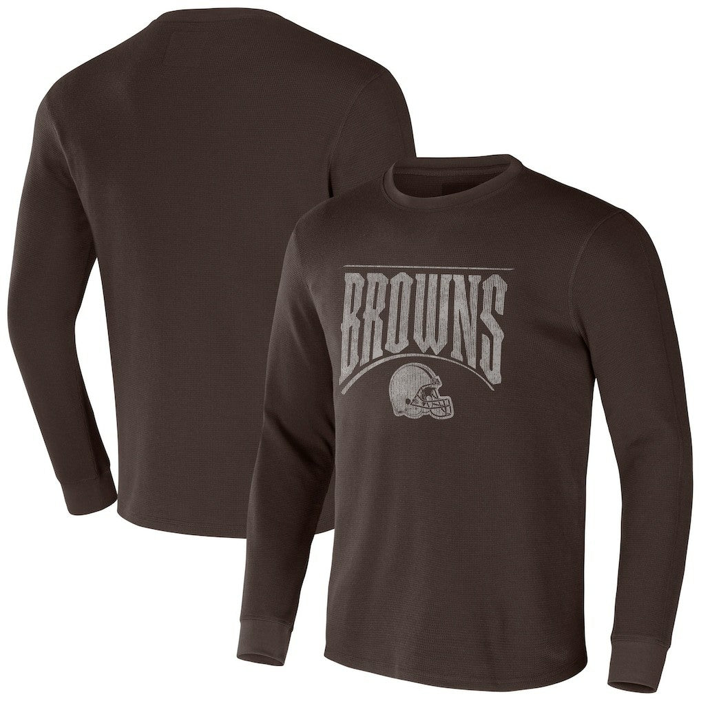 Cleveland Browns Fanatics NFL x Darius Rucker Collection Long Sleeve Thermal T-Shirt
