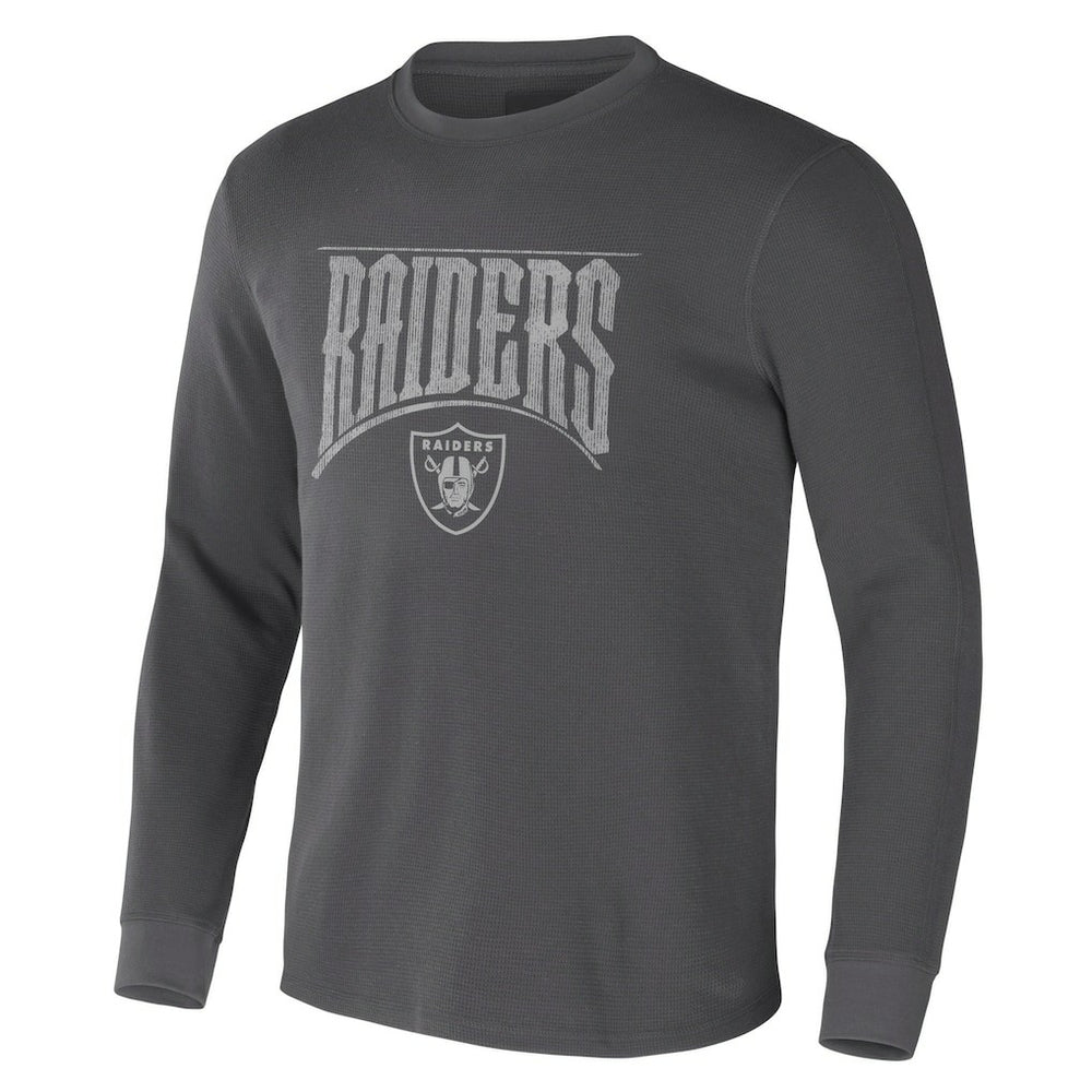 Las Vegas Raiders Fanatics NFL x Darius Rucker Collection Long Sleeve Thermal T-Shirt