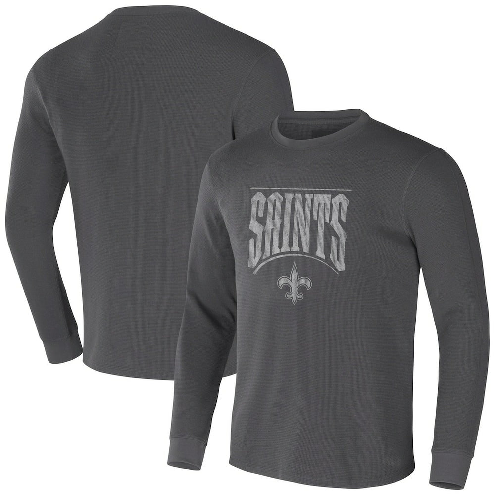 New Orleans Saints Fanatics NFL x Darius Rucker Collection Long Sleeve Thermal T-Shirt