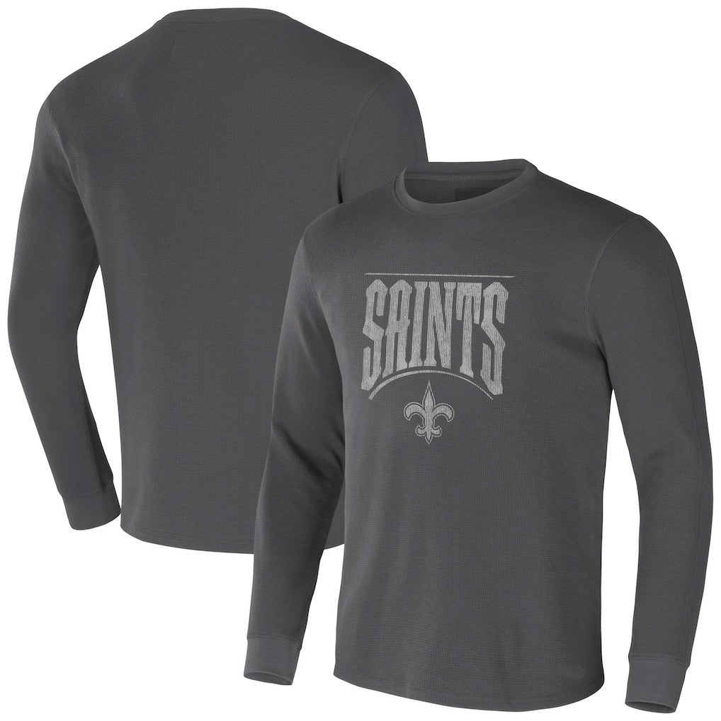 New Orleans Saints Fanatics NFL x Darius Rucker Collection Long Sleeve Thermal T-Shirt
