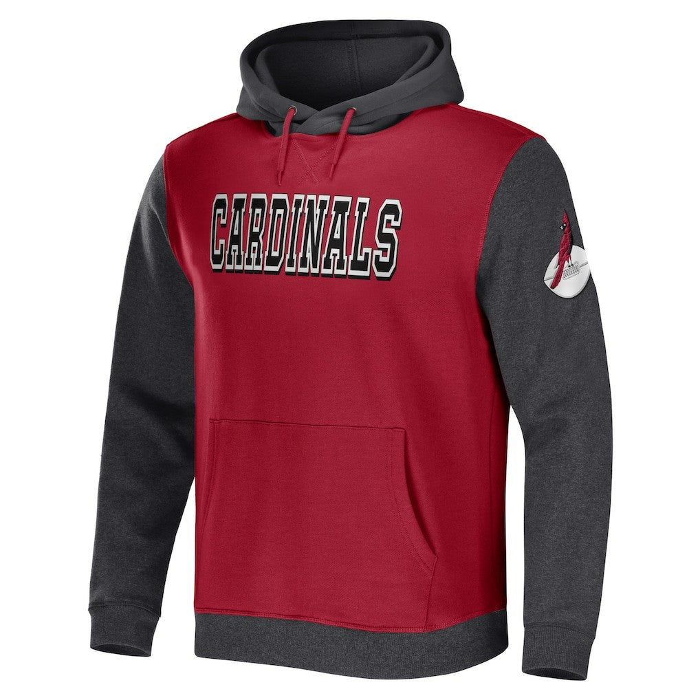 Arizona Cardinals Fanatics NFL x Darius Rucker Collection Colorblock Pullover Hoodie