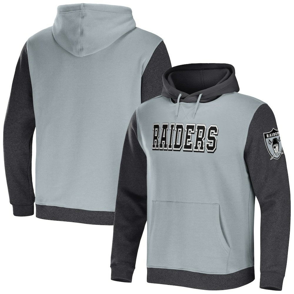Las Vegas Raiders Fanatics NFL x Darius Rucker Collection Colorblock Pullover Hoodie