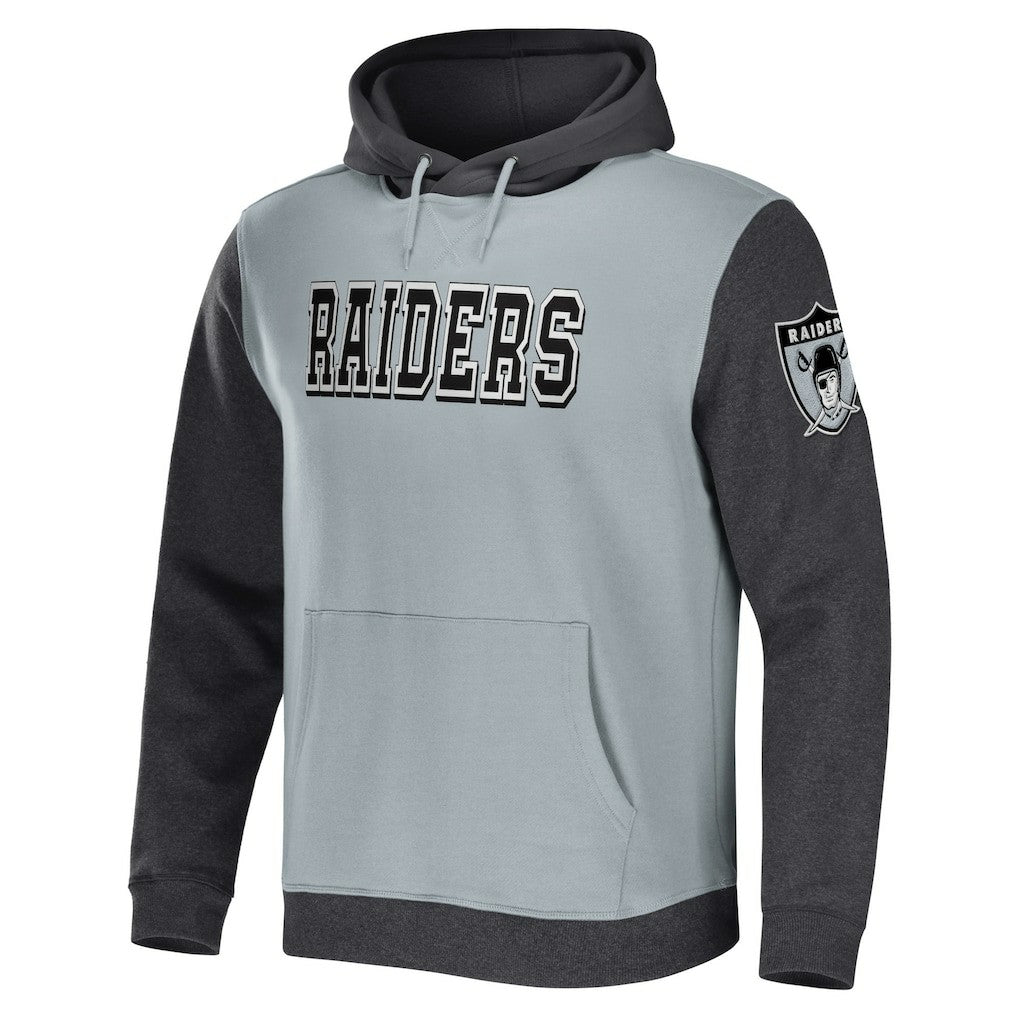 Las Vegas Raiders Fanatics NFL x Darius Rucker Collection Colorblock Pullover Hoodie