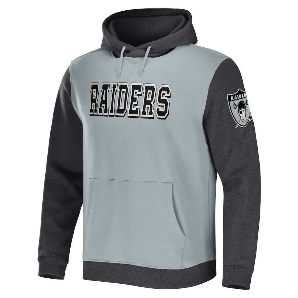 Las Vegas Raiders Fanatics NFL x Darius Rucker Collection Colorblock Pullover Hoodie