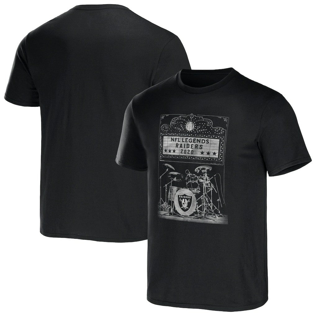 Las Vegas Raiders Fanatics NFL x Darius Rucker Collection Band T-Shirt