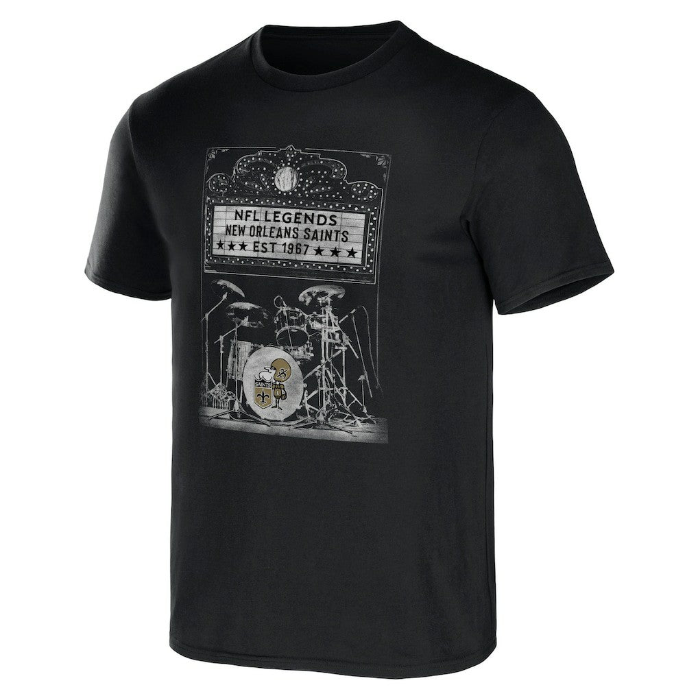 New Orleans Saints Fanatics NFL x Darius Rucker Collection Band T-Shirt