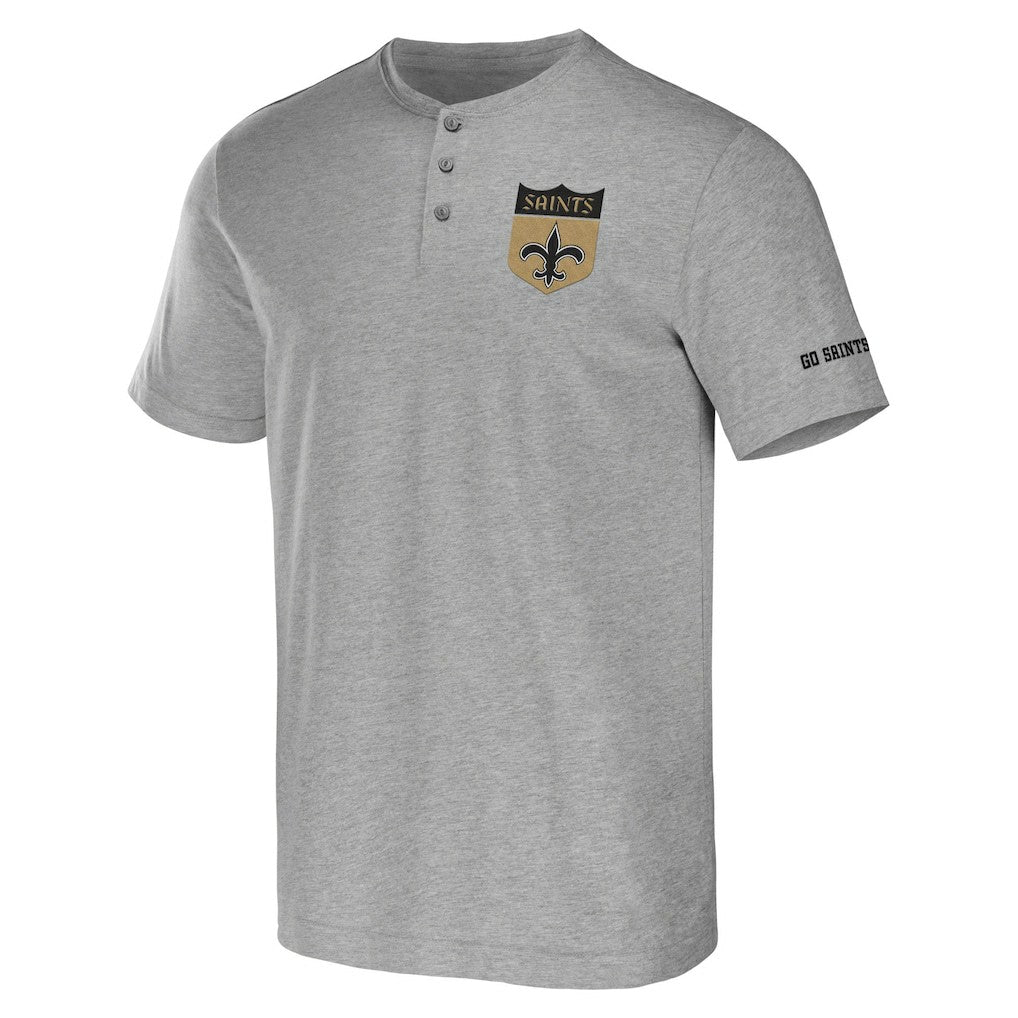 New Orleans Saints Fanatics NFL x Darius Rucker Collection Henley T-Shirt