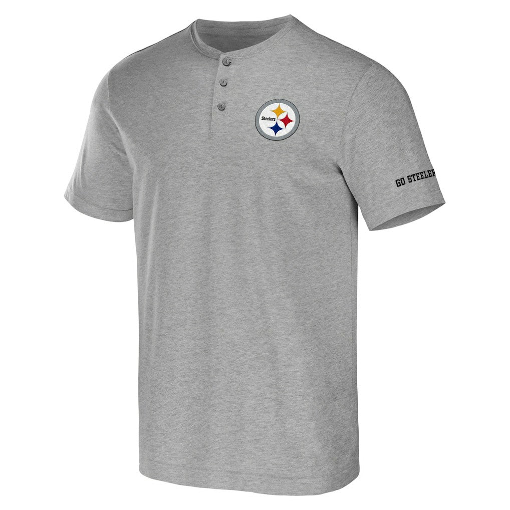 Pittsburgh Steelers Fanatics NFL x Darius Rucker Collection Henley T-Shirt