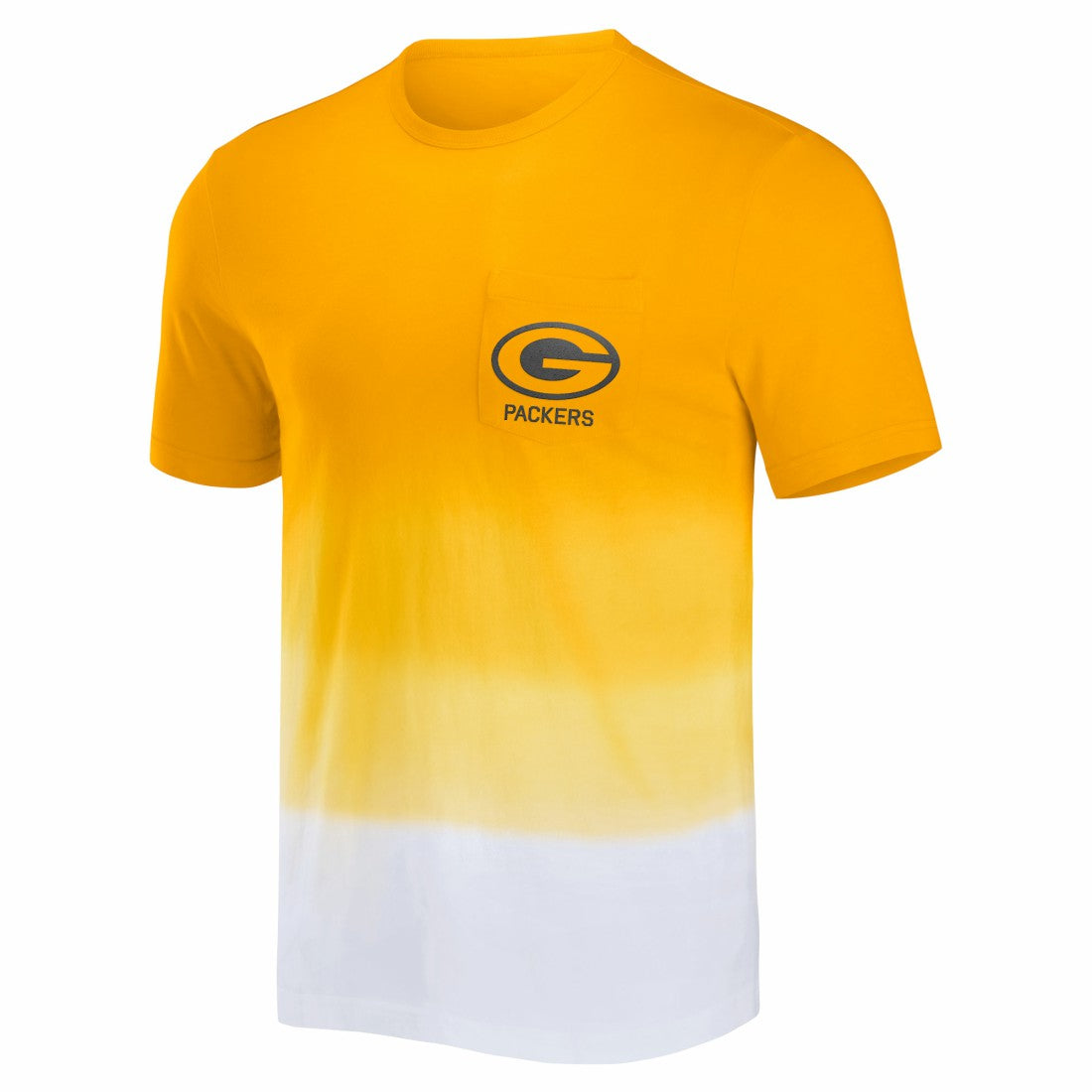 Green Bay Packers Fanatics NFL x Darius Rucker Collection Dip Dye Pocket T-Shirt