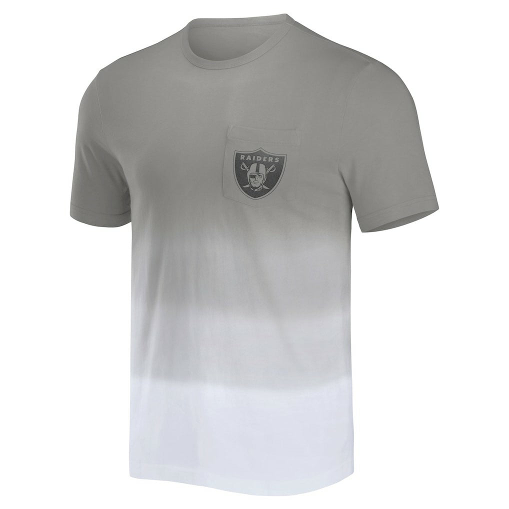 Las Vegas Raiders Fanatics NFL x Darius Rucker Collection Dip Dye Pocket T-Shirt