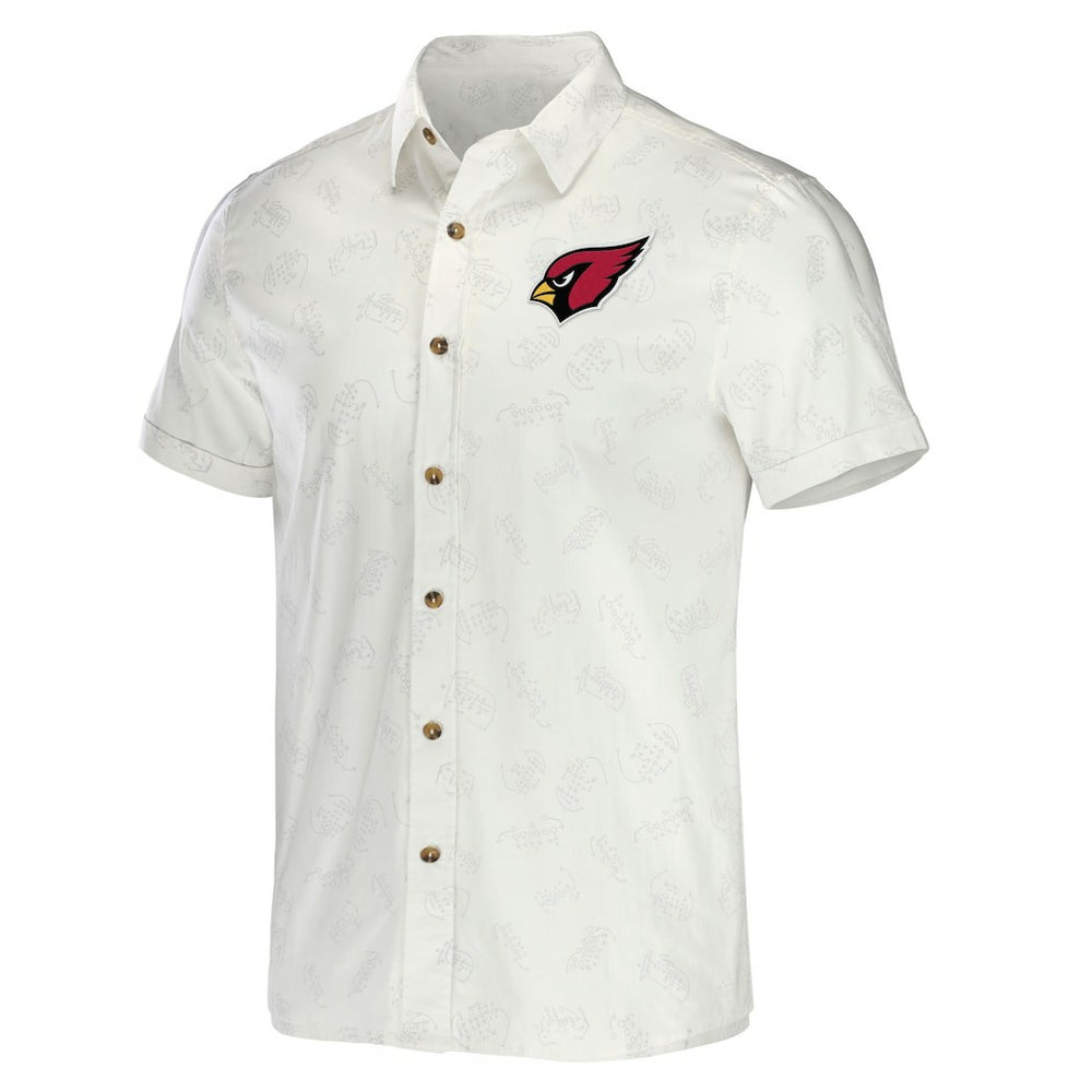 Arizona Cardinals Fanatics NFL x Darius Rucker Collection Woven Button-Up T-Shirt
