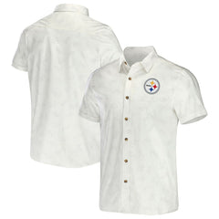 Pittsburgh Steelers Fanatics NFL x Darius Rucker Collection Woven Button-Up T-Shirt