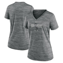 Chicago White Sox Nike Women's City Connect Velocity Practice Performance V-Neck T-Shirt | MLB Shop