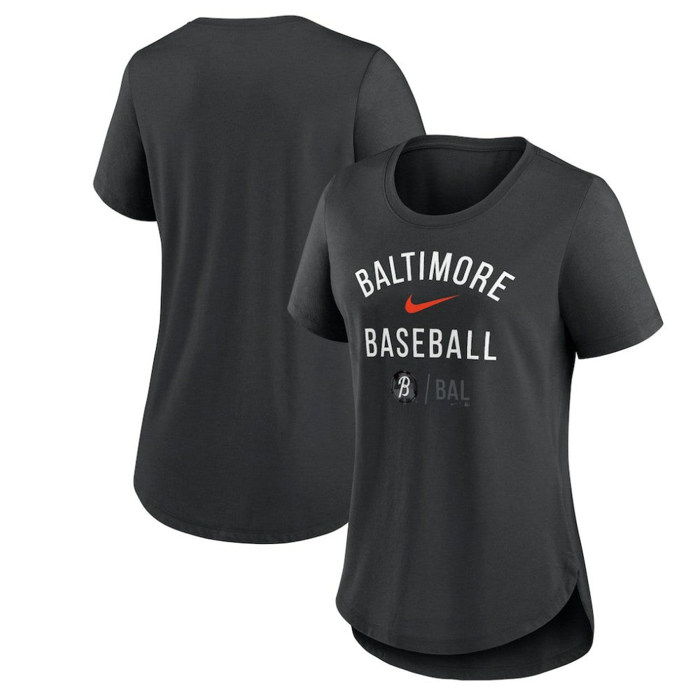Baltimore Orioles Nike Women's City Connect Tri-Blend T-Shirt | MLB New