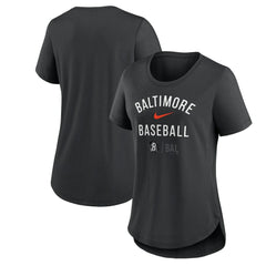 Baltimore Orioles Nike Women's City Connect Tri-Blend T-Shirt | MLB New