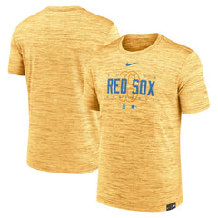 Boston Red Sox Nike City Connect Velocity Practice Performance T-Shirt | MLB New