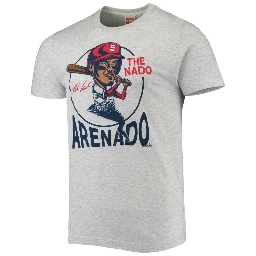 Nolan Arenado St. Louis Cardinals Homage Caricature Tri-Blend T-Shirt | MLB Near me