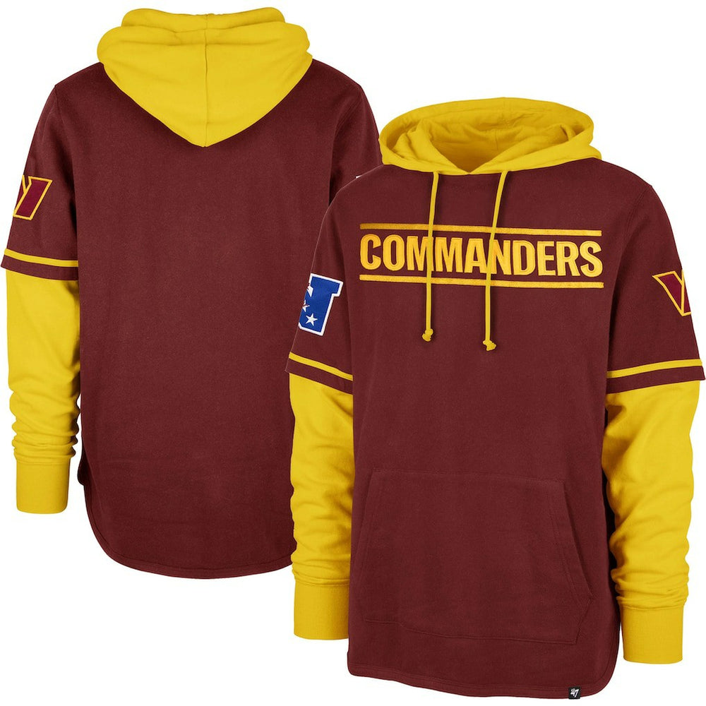 Washington Commanders 47 brand '47 Shortstop Pullover Hoodie