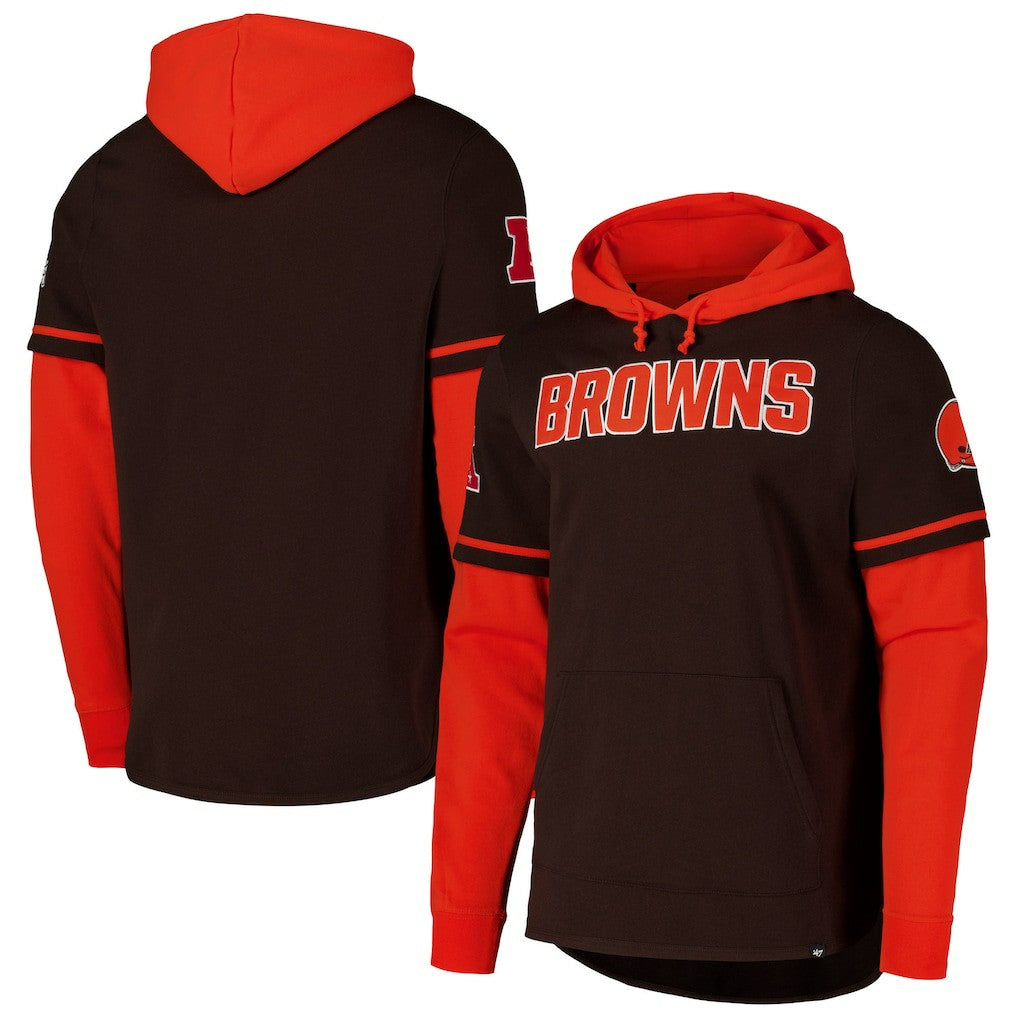 Cleveland Browns 47 brand '47 Shortstop Pullover Hoodie