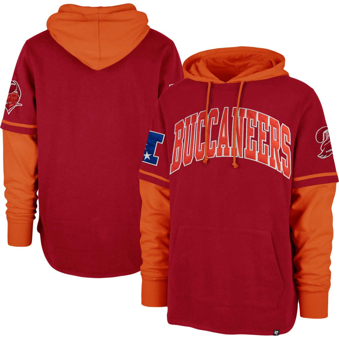 Tampa Bay Buccaneers 47 brand '47 Shortstop Pullover Hoodie