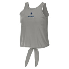Dallas Cowboys  WEAR by Erin Andrews Women's Open Back Twist Tie Tank Top