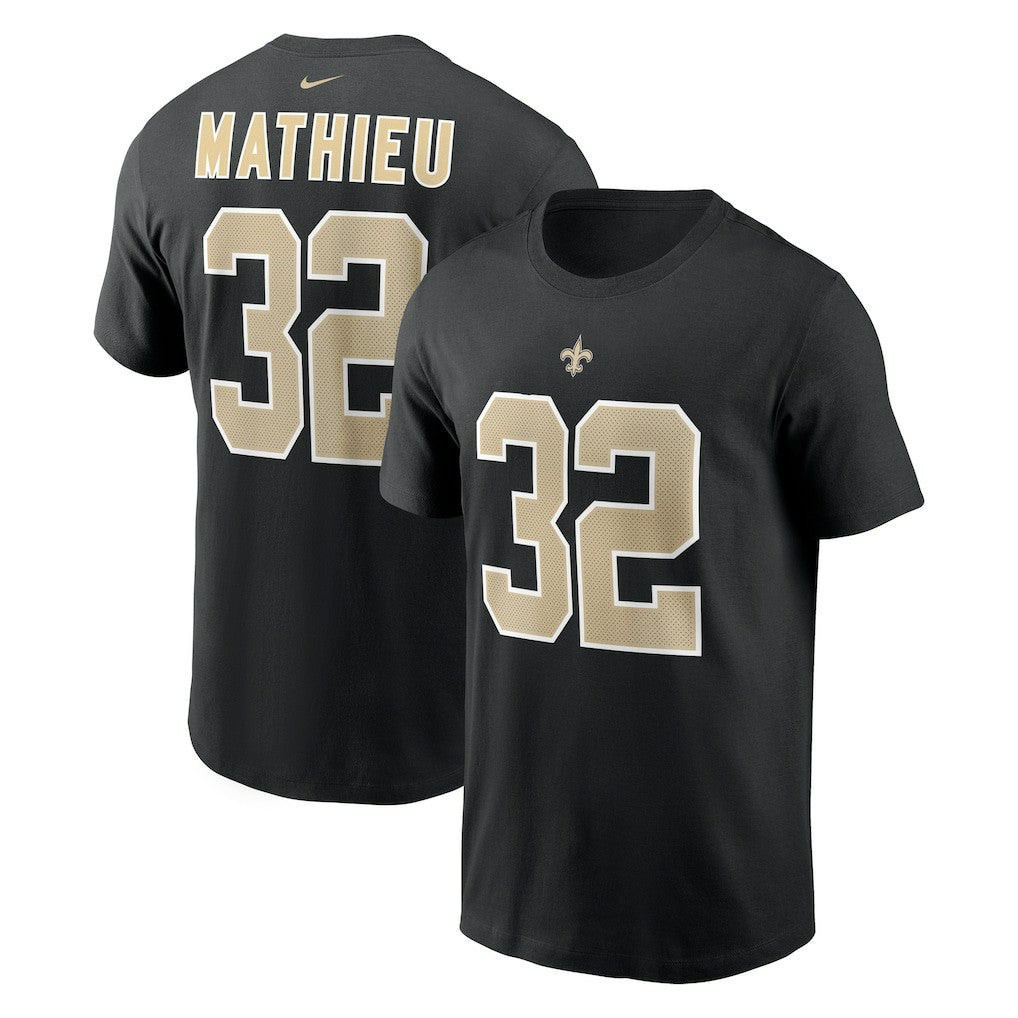 New Orleans Saints Nike Tyrann Mathieu  Player Name & Number T-Shirt