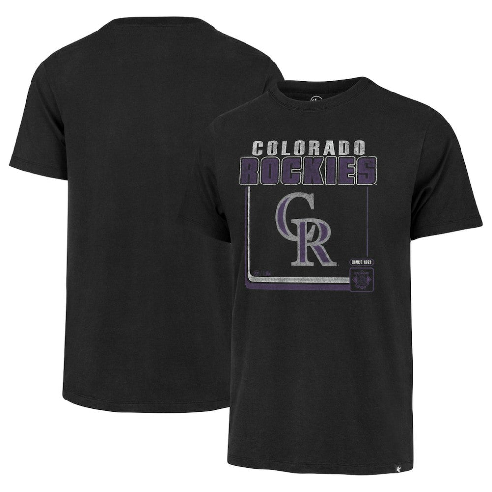 Colorado Rockies '47 Cooperstown Collection Borderline Franklin T-Shirt | MLB Outlet
