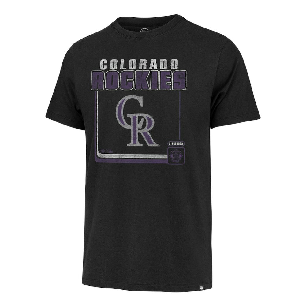 Colorado Rockies '47 Cooperstown Collection Borderline Franklin T-Shirt | MLB Outlet