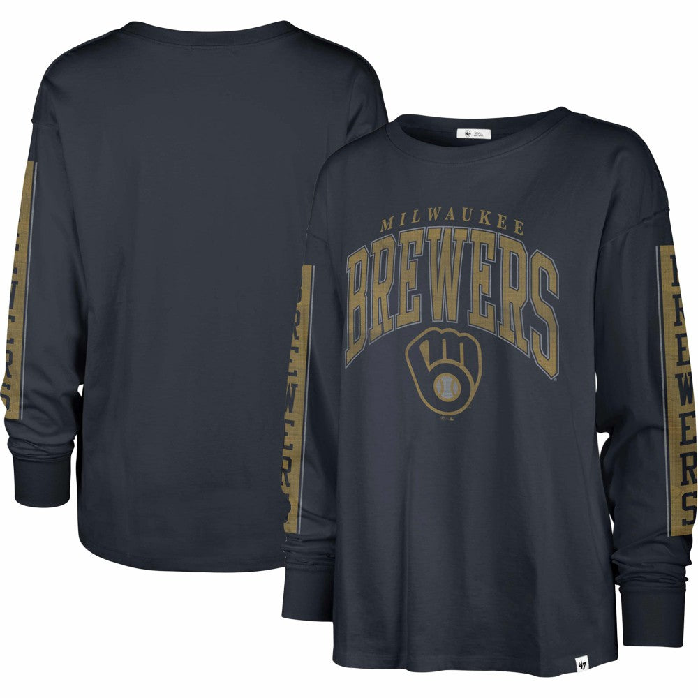 Milwaukee Brewers '47 Women's Statement Long Sleeve T-Shirt | MLB US
