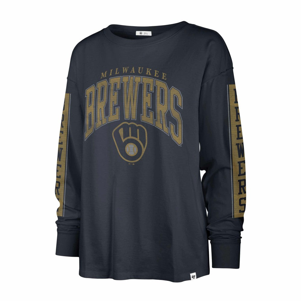 Milwaukee Brewers '47 Women's Statement Long Sleeve T-Shirt | MLB US