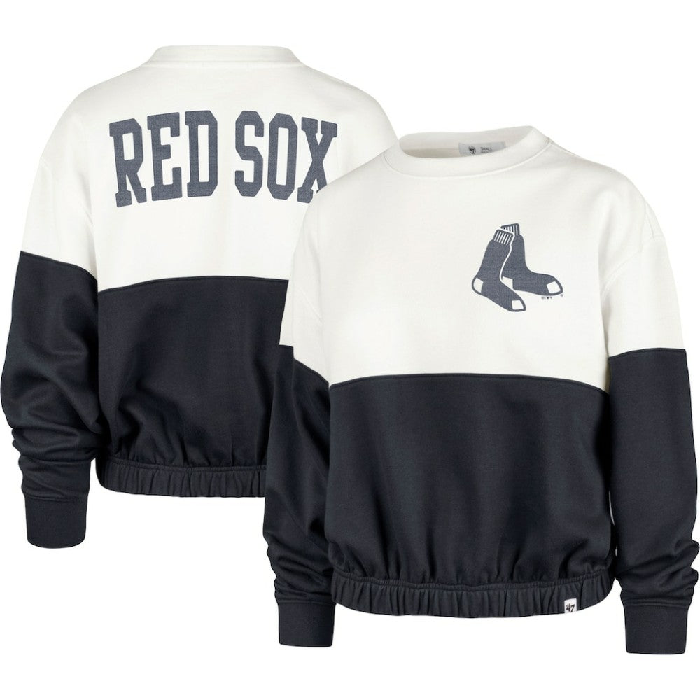 Boston Red Sox '47 Women's Take Two Bonita Pullover Sweatshirt | MLB US