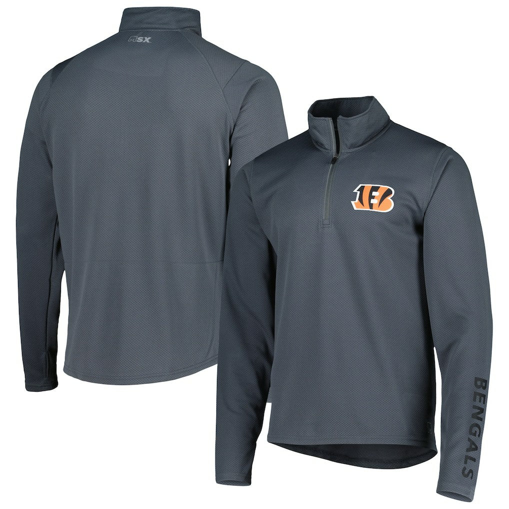 Cincinnati Bengals  MSX by Michael Strahan Half-Zip Pullover