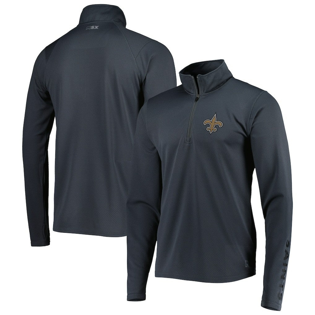 New Orleans Saints  MSX by Michael Strahan Half-Zip Pullover
