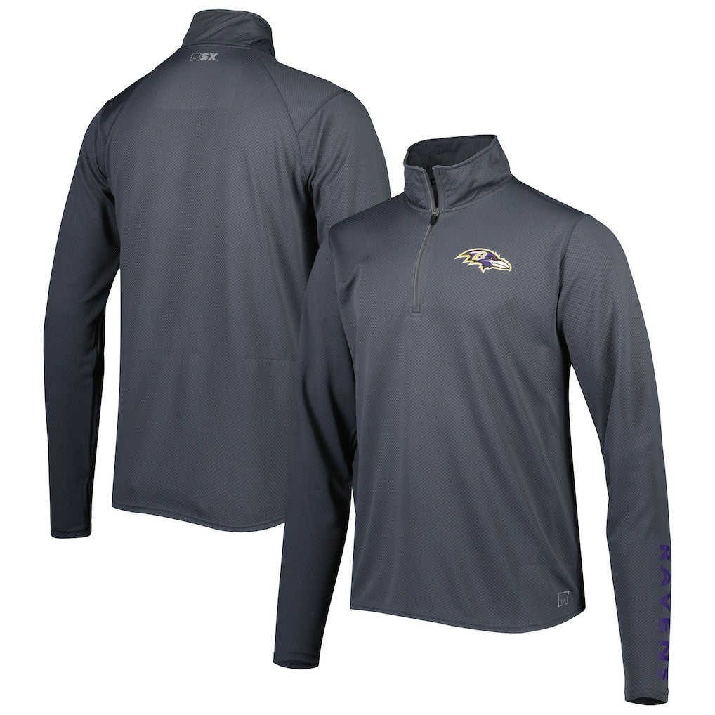 Baltimore Ravens  MSX by Michael Strahan Half-Zip Pullover