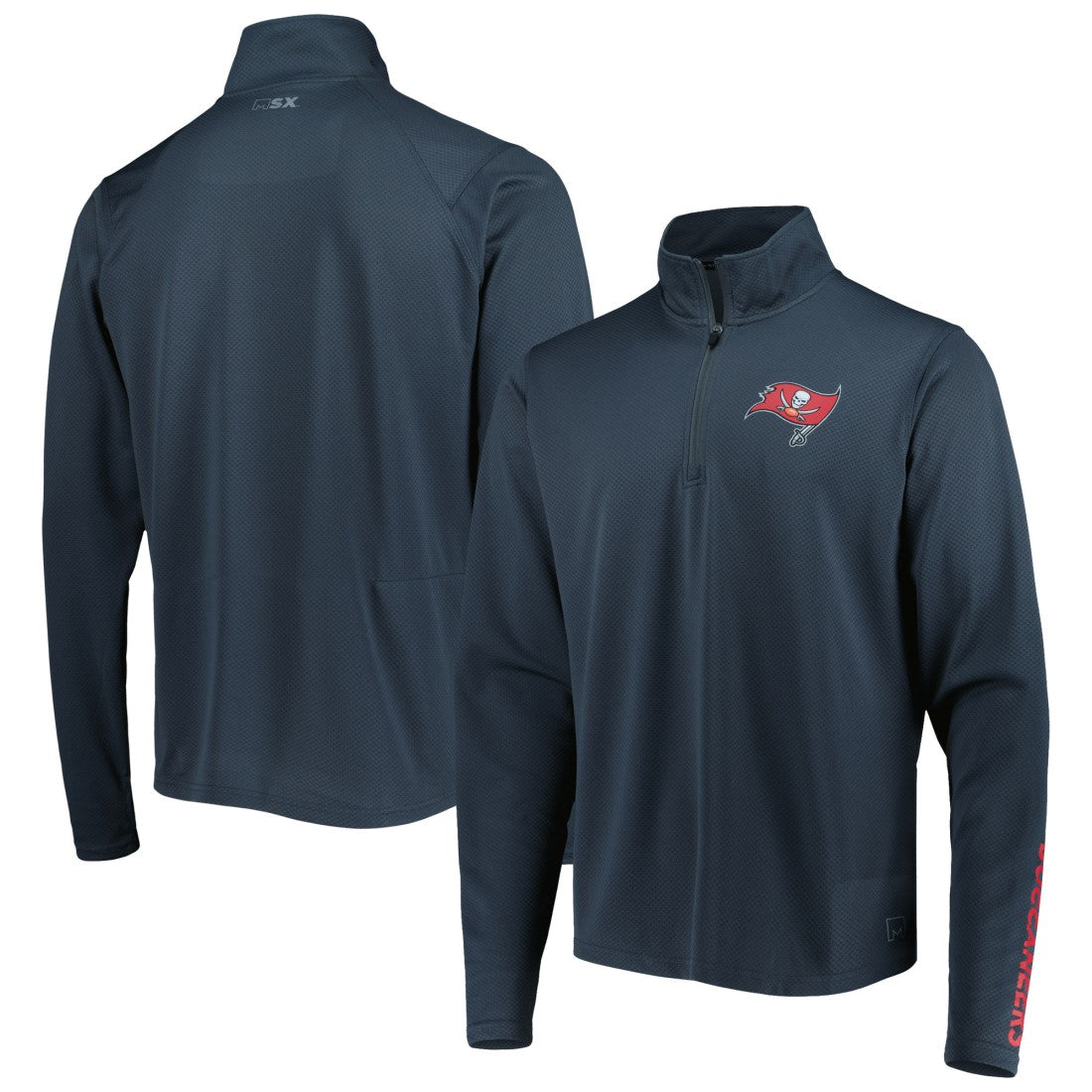 Tampa Bay Buccaneers  MSX by Michael Strahan Half-Zip Pullover