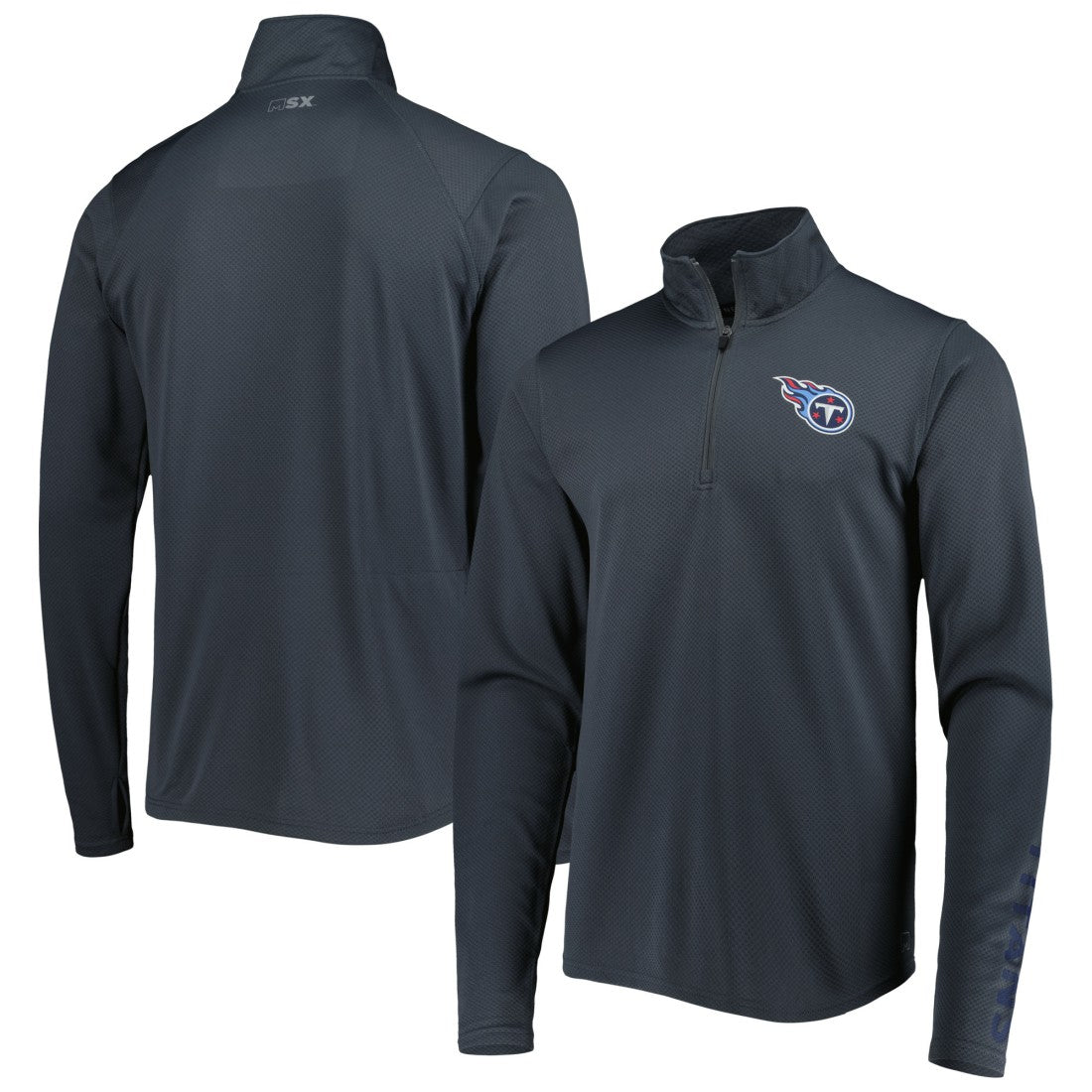Tennessee Titans  MSX by Michael Strahan Half-Zip Pullover