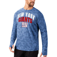 New York Giants  MSX by Michael Strahan Performance Camo Long Sleeve T-Shirt