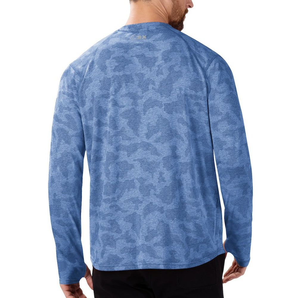 New York Giants  MSX by Michael Strahan Performance Camo Long Sleeve T-Shirt