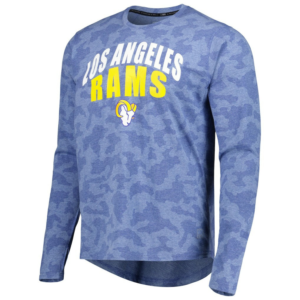 Los Angeles Rams  MSX by Michael Strahan Performance Camo Long Sleeve T-Shirt