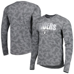Las Vegas Raiders  MSX by Michael Strahan Performance Camo Long Sleeve T-Shirt