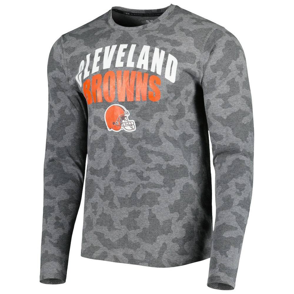 Cleveland Browns  MSX by Michael Strahan Performance Camo Long Sleeve T-Shirt