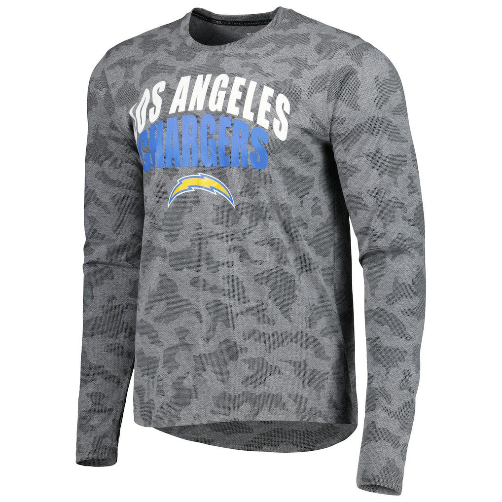 Los Angeles Chargers  MSX by Michael Strahan Performance Camo Long Sleeve T-Shirt