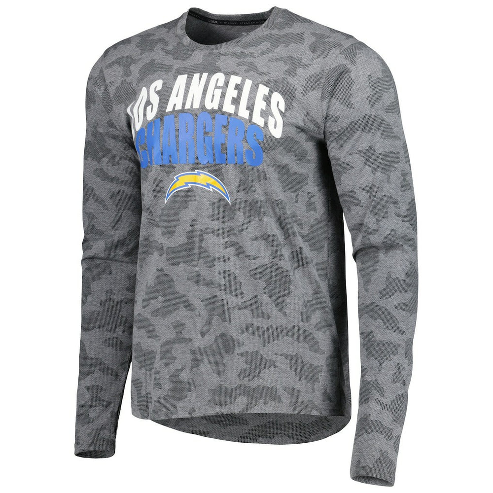 Los Angeles Chargers  MSX by Michael Strahan Performance Camo Long Sleeve T-Shirt