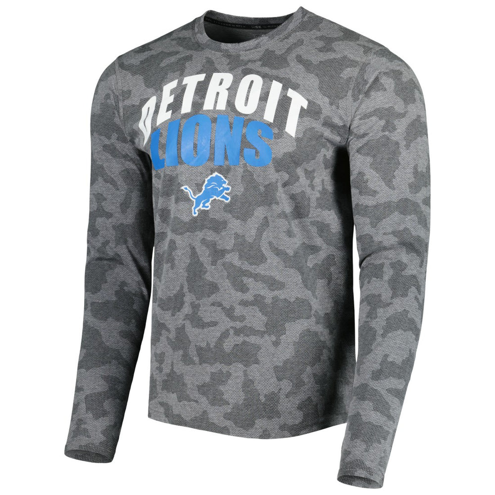 Detroit Lions  MSX by Michael Strahan Performance Camo Long Sleeve T-Shirt