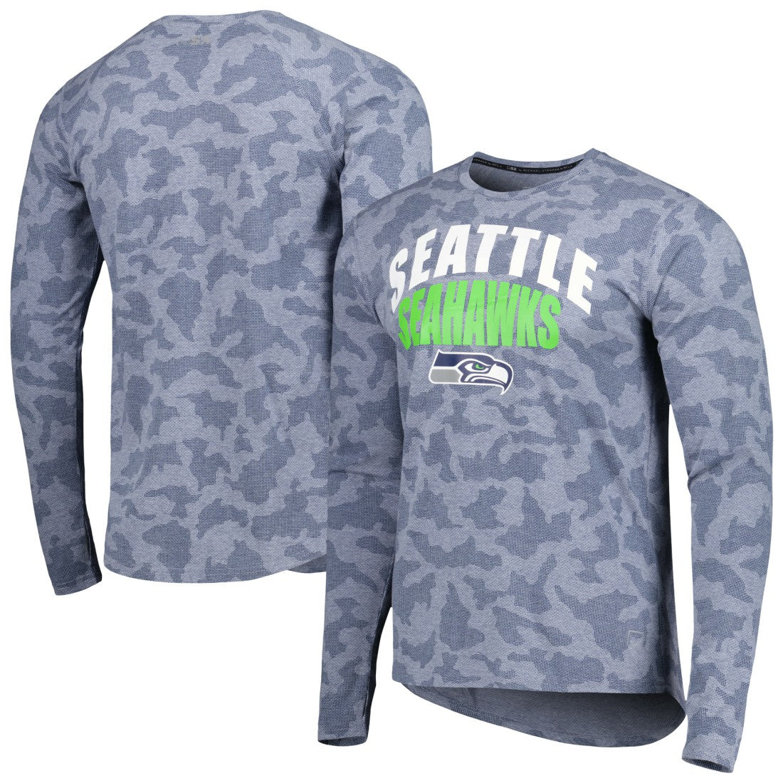 Seattle Seahawks  MSX by Michael Strahan Performance Camo Long Sleeve T-Shirt