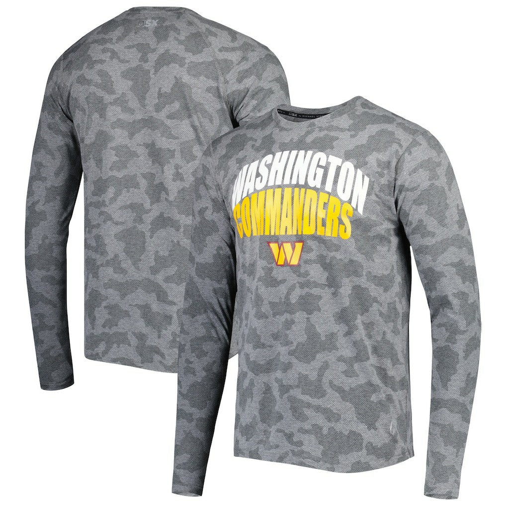 Washington Commanders  MSX by Michael Strahan Performance Camo Long Sleeve T-Shirt