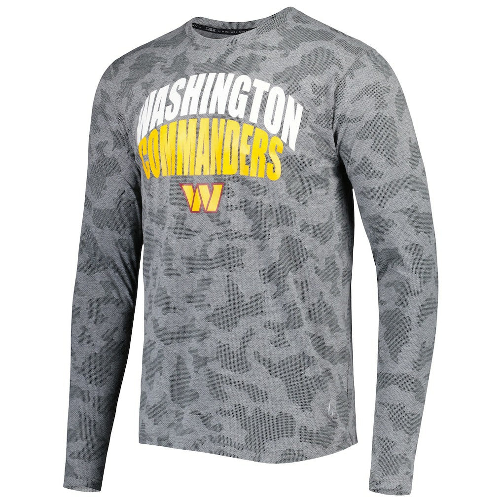 Washington Commanders  MSX by Michael Strahan Performance Camo Long Sleeve T-Shirt
